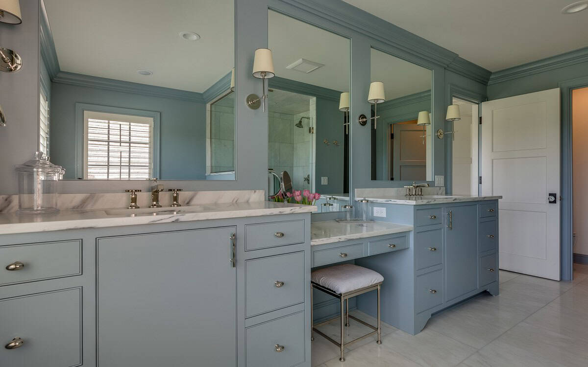 best finishes for high traffic walls in the bathroom