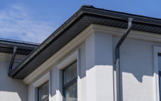 painting gutters and downspouts